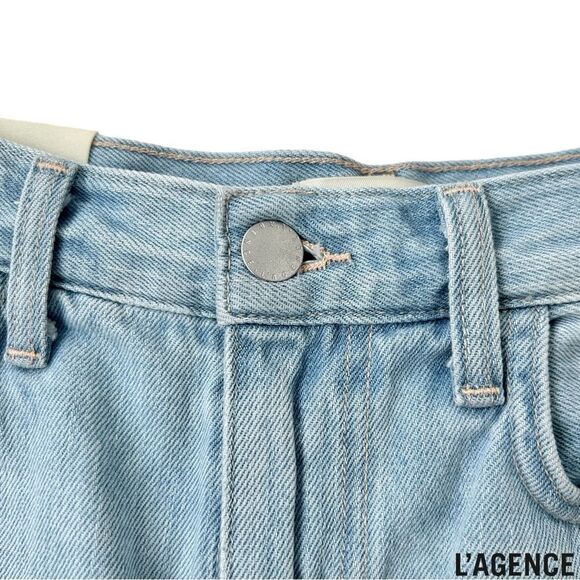 L’Agence **NWT** Jolene Mini Denim Skirt in Panama Wash - Picture 3 of 16